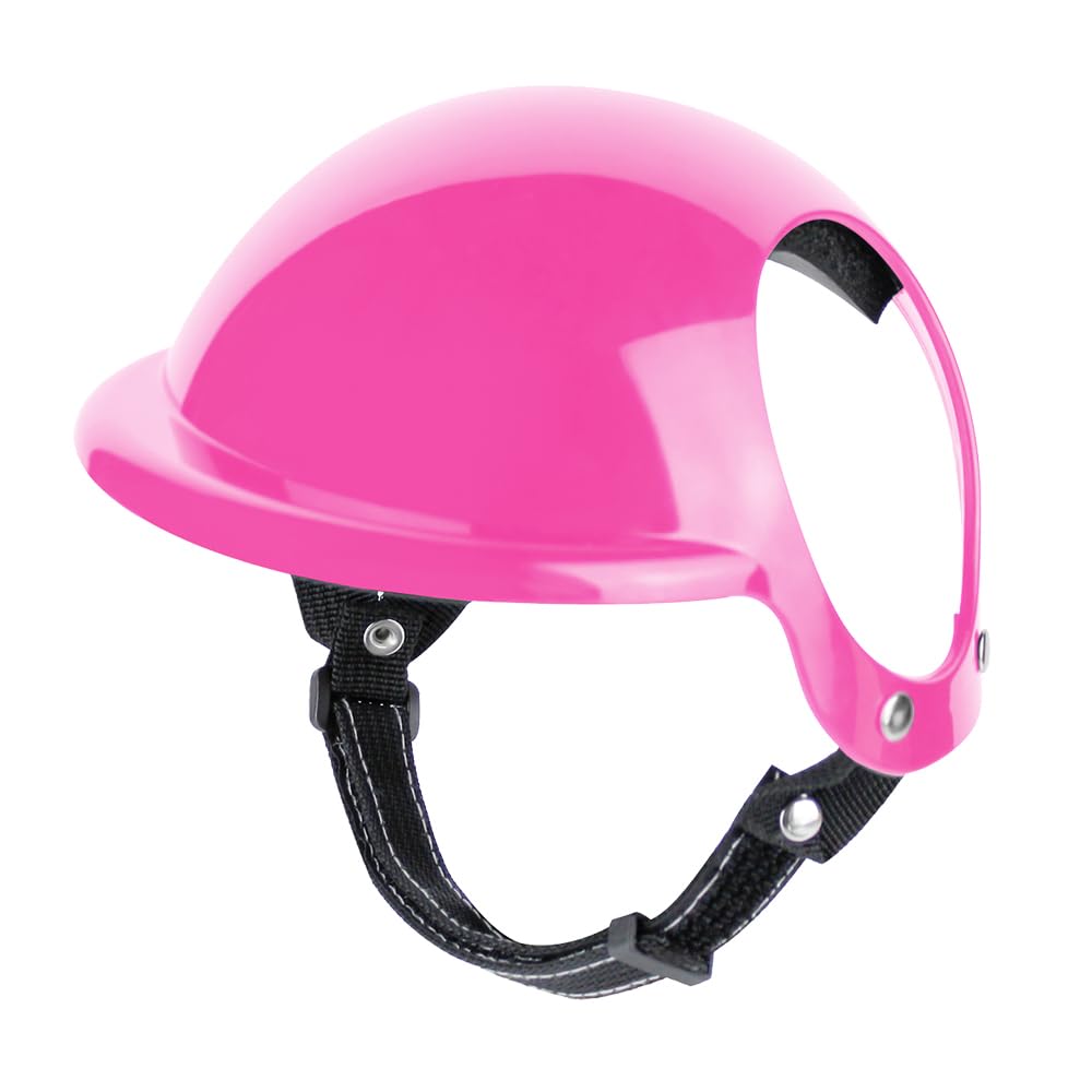 Dog Helmet,puppy Hard Hat With Ear Holes & Adjustable Strap for Small Puppy Dog Cat Outdoor Driving Riding