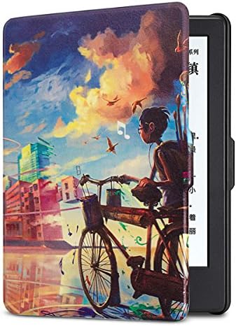 ISeeSee SmartShell Case for Kindle Paperwhite - The Thinnest and Lightest PU Leather Cover Auto Sleep/Wake for All-New Amazon Kindle Paperwhite (Fits All 2012, 2013, 2015 and 2016 Versions),Bimbaloo