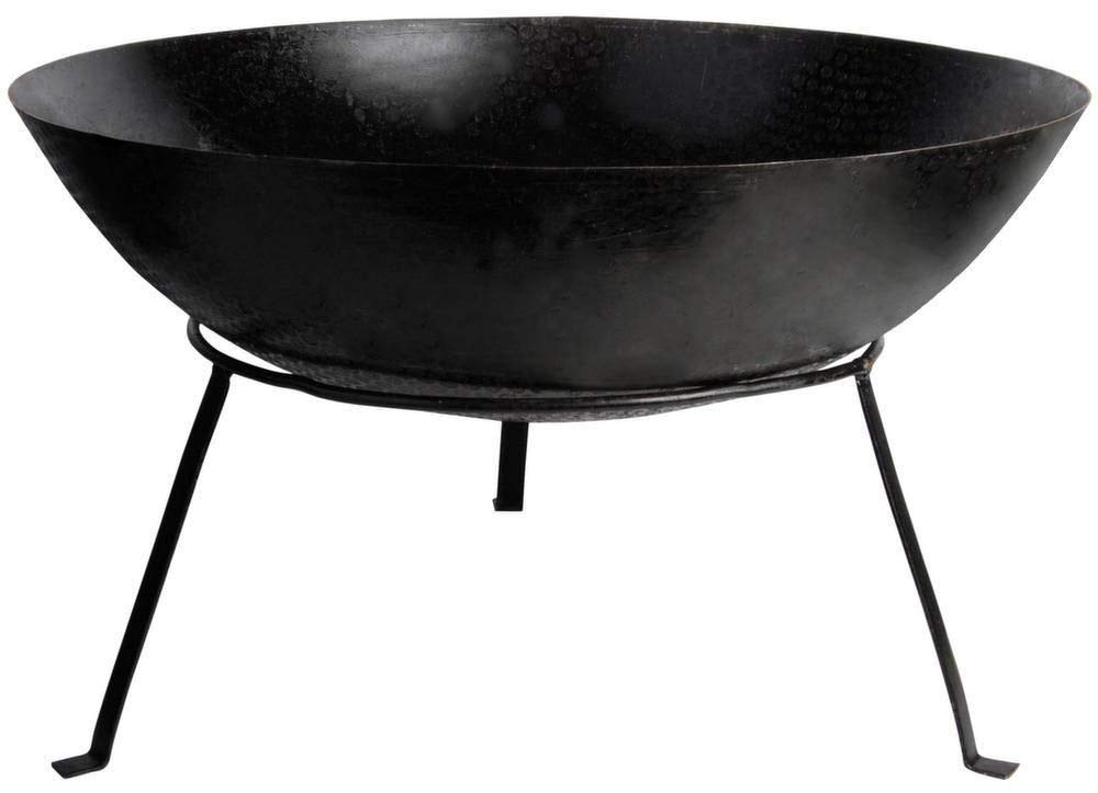 Esschert Design FF114 Steel Fire Bowl, Black, 14.0 in*23.0 in*23.0 in