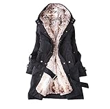 Women warm long coat hoody overcoat faux fur Hooded winter Thicken quilted Parka