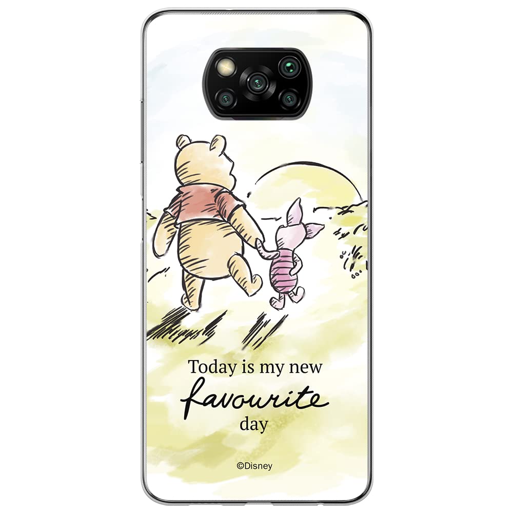 ERT GROUP mobile phone case for Xiaomi POCOPHONE X3 original and officially Licensed Disney pattern Winnie the Pooh and friends 012 optimally adapted to the shape of the mobile phone, case made of TPU