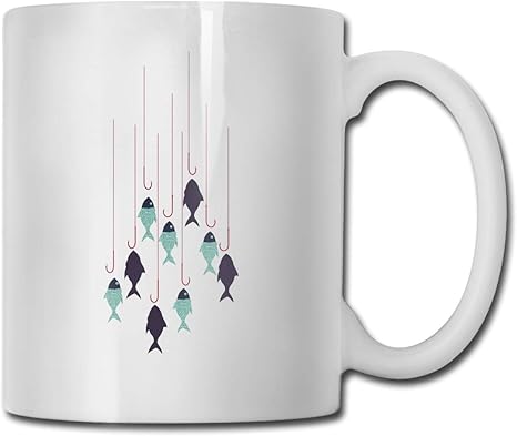 Amazon 釣りに行く 魚マグカップ おしゃれ コップ コーヒーカップ