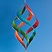 Bits and Pieces - Rainbow Enameled Wind Spinner - Garden Decoration