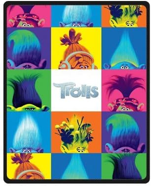 Personalized Custom Trolls Colorful Bed/Sofa Soft Throw Fleece Blanket 40"x50"