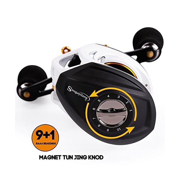 Sougayilang-Baitcasting-Fishing-Reel-with-High-Speed-91-Ball-Bearings-71-Gear-Ratio-Saltwater-Baitcast-Baitcaster-Fishing-Reel