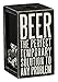 Primitives by Kathy Double-Sided Classic Black and White Box Sign, BEER
