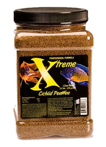 Xtreme Aquatic Foods 2136-F Cichlid Peewee Fish Food