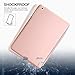 BESDATA Ultra Thin Magnetic Smart Cover (Wake/Sleep Function) & Clear Back Case for iPad Mini 2 / Mini 3 (with Retina Display) + Screen Protector + Cleaning Cloth + Stylus (Rose Gold)