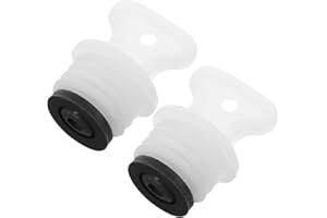 HOMOCONO Hot Water Bag Stoppers 2 Pack Leakproof Rubber Sealing Plugs for Hot Water Bottles and Sacks 1.37X0.98X0.98In Reusab