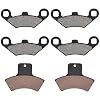 Remblokken voor, 6 stuks Remblokken voor en achter voor Po-laris Sportsman 500 4×4 1998 1999 2000 2001 2002