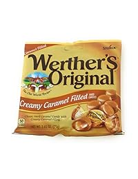 Werther 's Bundle (4 artículos) Variety Pack (Original duro CARAMELOS/Chewy caramels/cremoso Caramel Lleno/caramel Apple lleno)