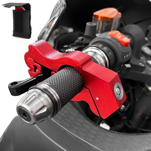 Motorcycle Locks Anti Theft Handlebar - Motorcycle Lock Heavy Duty for Grip Lock Brake Locks Anti Theft Motorcycle Locks Front Brake on Dirt Bike Moped Scooter Lock ATV Motorcycle Accessories
