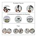 Parateck No Power Need Deep Clean Faucet Water Flosser Oral Irrigator Tooth Flush Dental Flossers + 2 Bronze Adapters