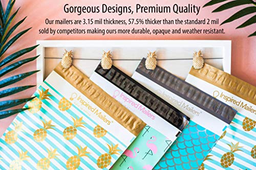 Inspired Mailers - Poly Mailers 10x13 - Mermaid Scales Deluxe - 6x9, 10x13 and 14.5x19 Size Options (10x13)