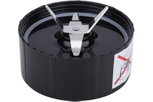 Boxwizard Replacement Base Gear Cross and Flat Blade Juicer Holder Blade Blenders Fit for Magic Bullet 250W (250W Cross Blade)