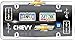 Cruiser Accessories 10437 Chevy License Plate Frame, Chrome/Gold