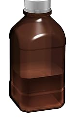 Scilogex Amber Glass Lab Bottle 2.5L - Borosilicate