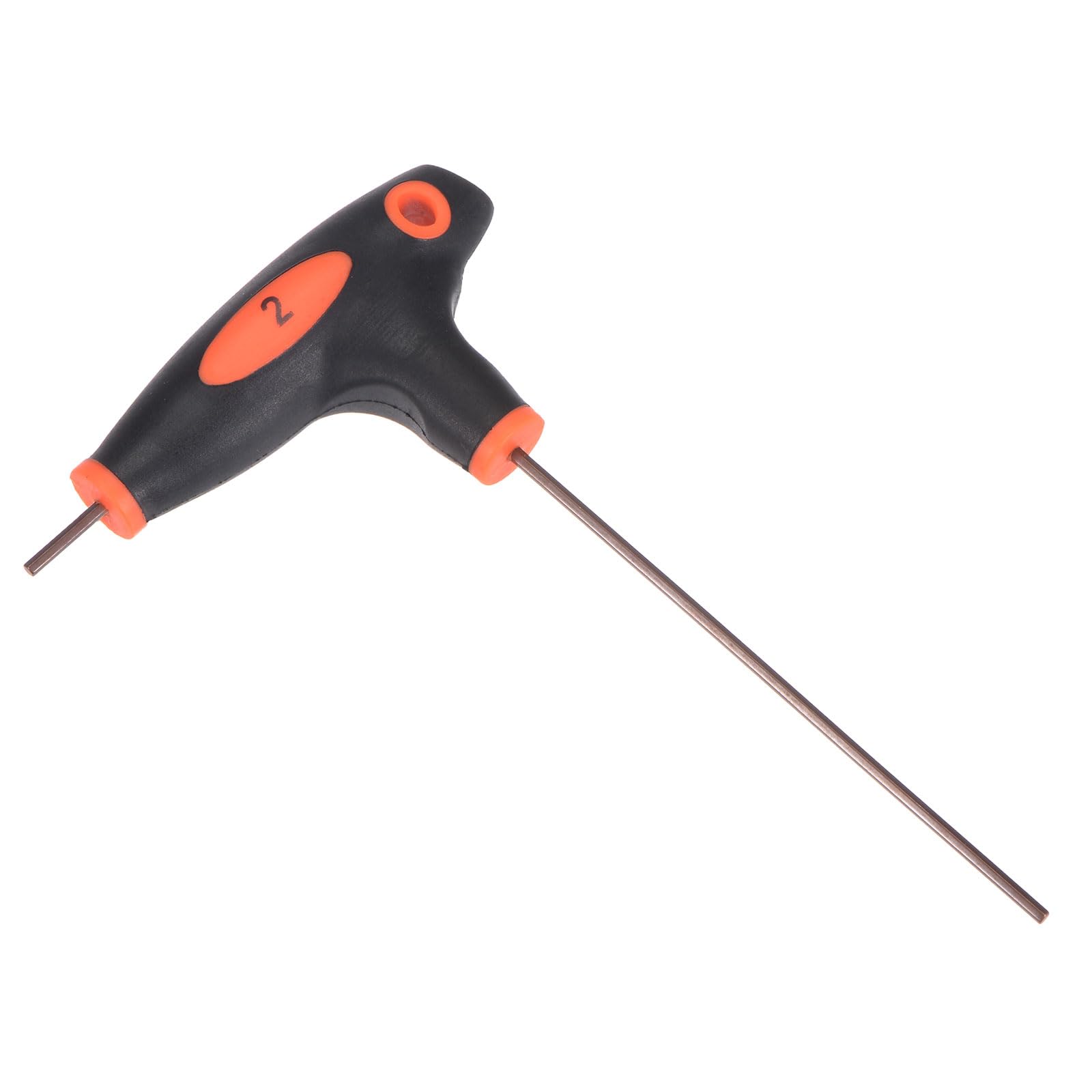 CoCud T-Handle Hex Key, 2mm Hex, S2 Steel Metric T-Key Wrench Red - (Applications: for Basic Home Repair and Mechanical Maintenance), 1-Piece