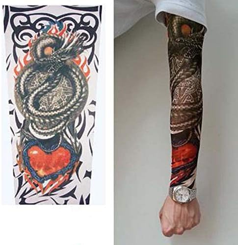 Junsi Old School Style Temporary Fake Slip On Tattoo Arm Sleeve TS131