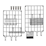 Love-KANKEI Wall Grid Panel Wire Grid Panel Set of