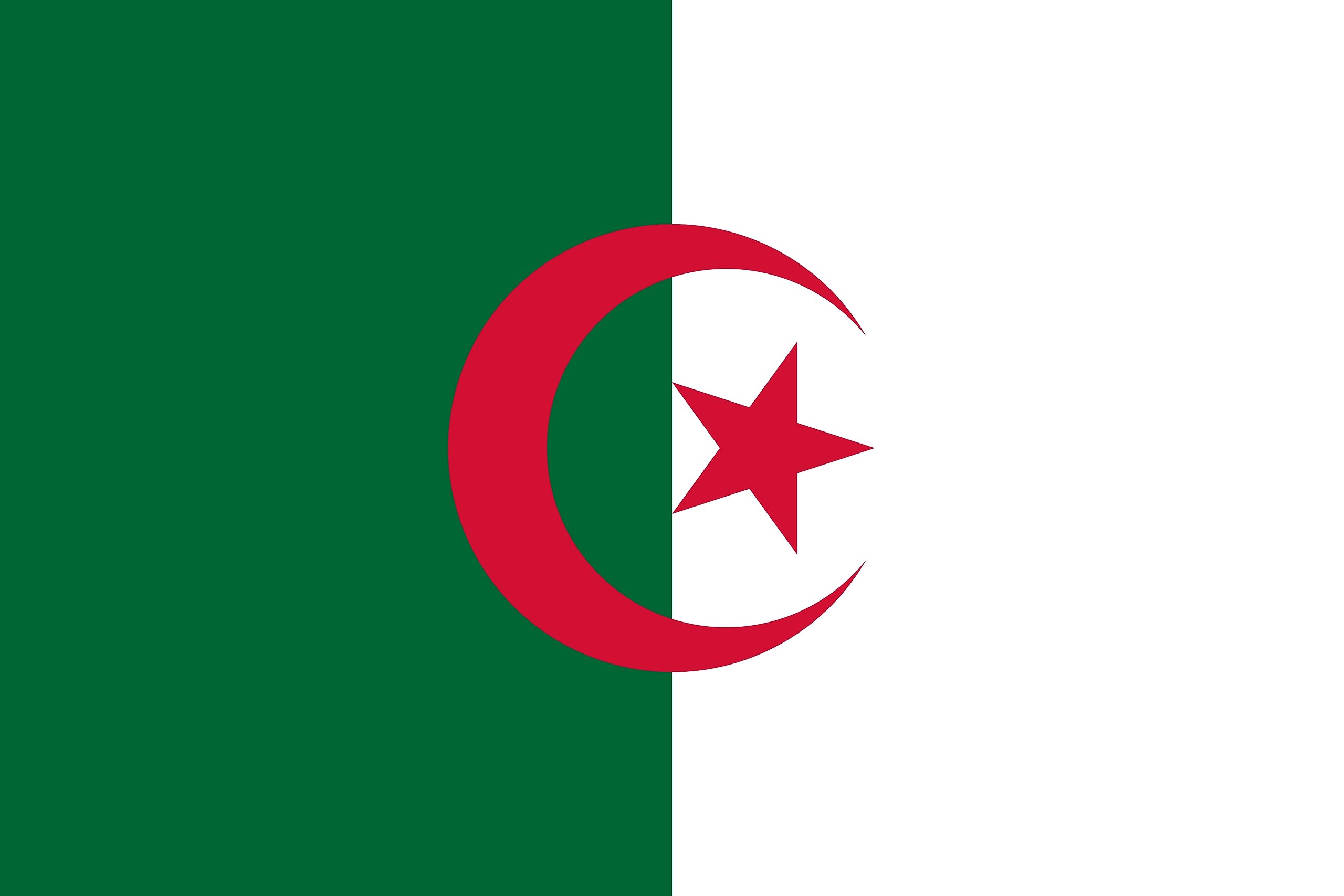 Premium Flags 90 x 150 cm / 150 cm 90 cm Made of Polyester with Golden Eyelets Durable and Weatherproof (Algeria) — image 1