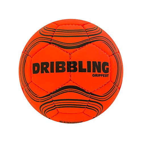 Dribbling Handball Ball Grippest Orange - PVC Material (Orange, 2)