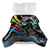 Dreamworks Form Voltron Comforter, Twin, Black/Grey/Yellow/Red/Green/Blue