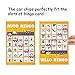 90shine 2 Sets Road Trip Card Games - Travel Scavenger Hunt and Auto Bingo Fun Gift