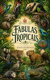 Livro FÁBULAS TROPICAIS: Livro de histórias com animais falantes, lições de vida e ilustrações para colorir
