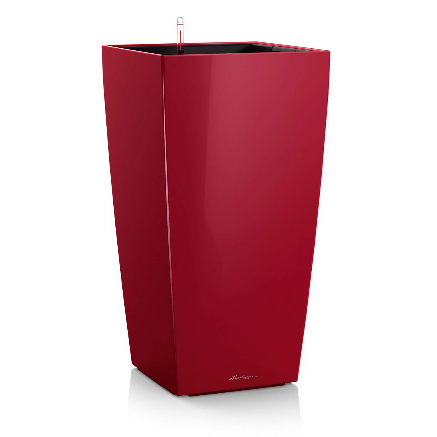 LECHUZA CUBICO Premium 40 scarlet red high gloss 18193