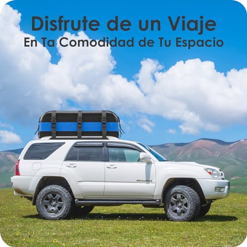 Rymopuey Roof Box 20Cubes/566L, Roof Box for Car 700D Waterproof, Roof Box with Non-Slip Pads and 10 Fastening Straps, Pto for Cars with/without Luggage Rack
