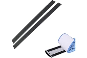 BAIKAISHUII 2 Pairs Upgrade Hook and Loop Straps Replacement FGQ18000BK00 Set to Replace for Rubbermaid HYGEN FGQ56000YL00 Quick Connect Wall Stair Mop 18inch Mop Head Hook Loop Microfiber Mop Replacement