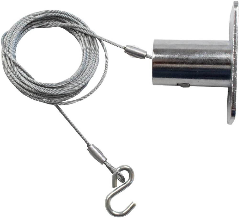 Garage Door External Release Device (8' Round Key), Chrome - Image 3