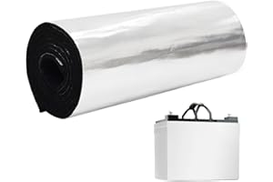 AggSound 40"x7" Car Battery Insulation Kit - Battery Wrap Blanket Thermal Heat Shield Blanket for Extreme Temperature Hot Cold Weather Protection for Vehicle, Truck, RV Batteries, 1PC