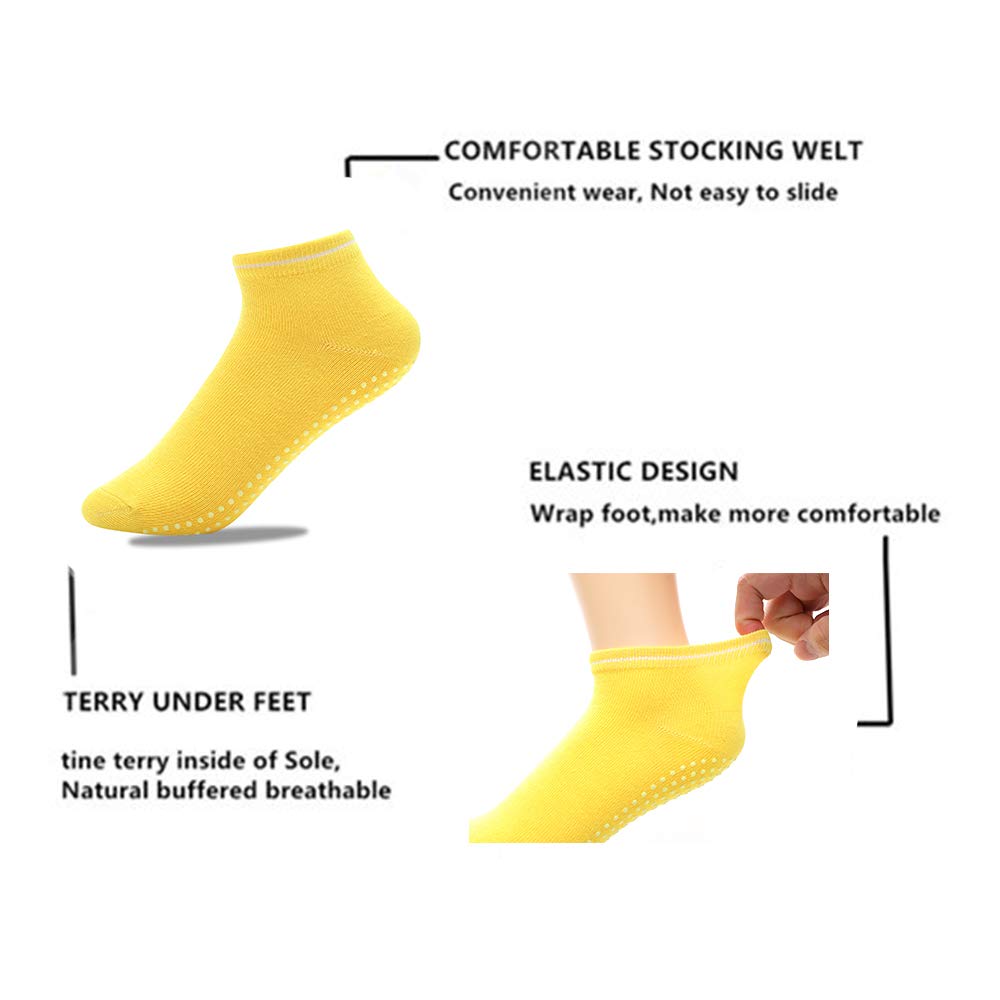 Yoga Socks Barre Pilates for Women (8 Pair)