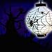 EverKid Halloween Decorations Paper Lanterns with LED Light, pack of 5 - Skeleton,Bats,Jack-O,Spiders