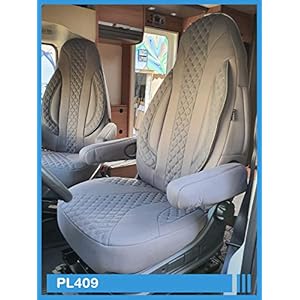 Bremer Sitzbezüge Stoelhoezen compatibel met camper Fiat Ducato type 250, voor bestuurder en passagiers, WPL409, hoes…