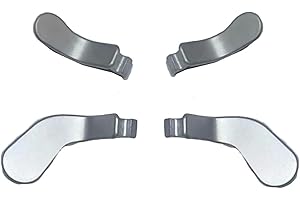 4 Pcs Elite 2 Controller Paddles for Xbox One Elite Series 2 Controller, Elite Controller Paddles, Metal Stainless Steel Padd