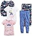 Carter's Girls' 3-Piece Cotton Pajama Set