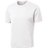 Opna Men's Big & Tall Short Sleeve Moisture Wicking Athletic T-Shirts Regular Sizes & XLT's