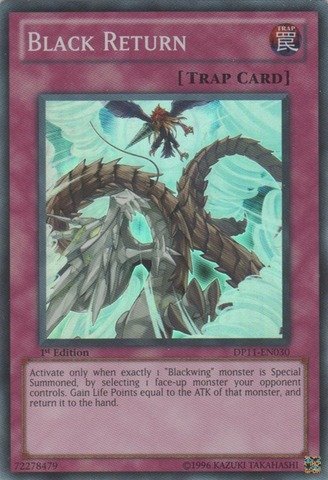 Yu-Gi-Oh! - Black Return (DP11-EN030) - Duelist Pack 11: Crow - 1st Edition - Super Rare
