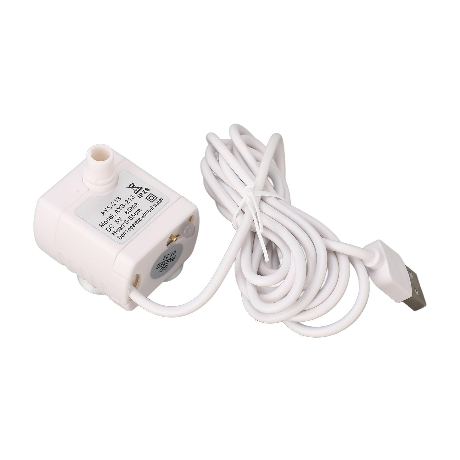 Cat Fountain Quiet Adjustable to Prevent Dry Burn,Removable 5V Pet Water Fountain Pump for Replacement