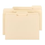 Smead Manila File Folder, 1/3-Cut Tab, Letter Size, Manila, 100 per Box