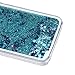 Urberry Galaxy S7 Edge Case, Floating Bling Glitter Sparkle Case for Samsung Galaxy S7 Edge with a Screen Protector (Blue)