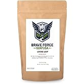 GUAYUSA LOOSE LEAF TEA by BFG, 16oz (1LB), Energy Tea, L Theanine Tea, Green tea, Yerba mate, Coffee alternative