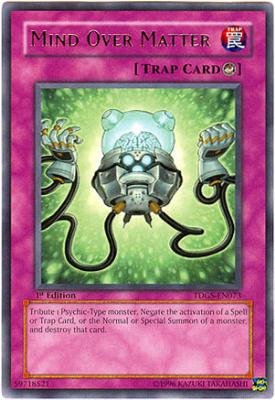Yu-Gi-Oh! - Mind Over Matter (TDGS-EN073) - The Duelist Genesis - 1st Edition - Rare