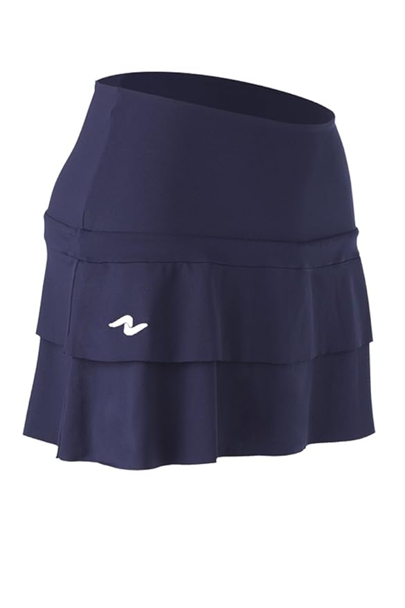 Naffta Basic - Falda Corta para Mujer, Color Azul Marino, Talla L ...