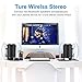 Bluetooth Speakers 5.0, 20W Portable Speaker with Deep Bass, IPX56 Waterproof, Dual Drivers, Built in Mic, TF/AUX/USB, Auto Off, Perfect Speakers Bluetooth Wireless for Phone TV Outdoor Gift(Black)