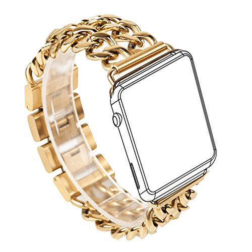 For apple watch band, wearlizer stainless steel watch b…