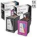 LD Products Remanufactured Ink Cartridge Replacements for 65XL HP 65 Ink Cartridges Black/Color Combo Pack High Yield for HP Deskjet 2652, 3722, 3730, 3732, Envy 500 Series (1 Black, 1 Color, 2-Pack)